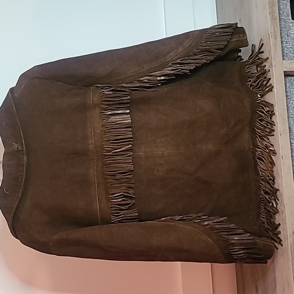 Vintage Suede Fringe Jacket - Picture 4 of 6